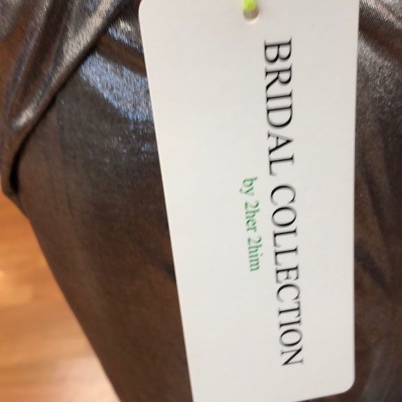 ⭐️SOLD⭐️ Silver-purple prom dress - Picture 7 of 8